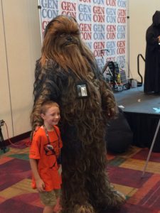 A friendly Wookiee