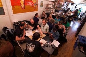 large group tabletop roleplaying dungeons and dragons