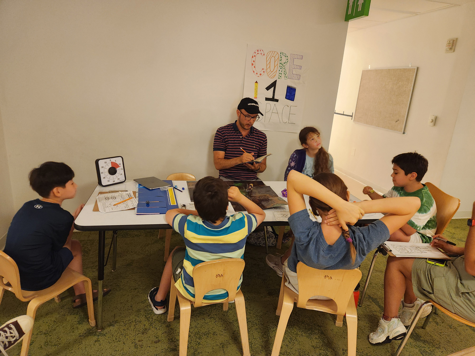 berlings beard group children adolescent pre-teen gaming dungeons and dragons school group